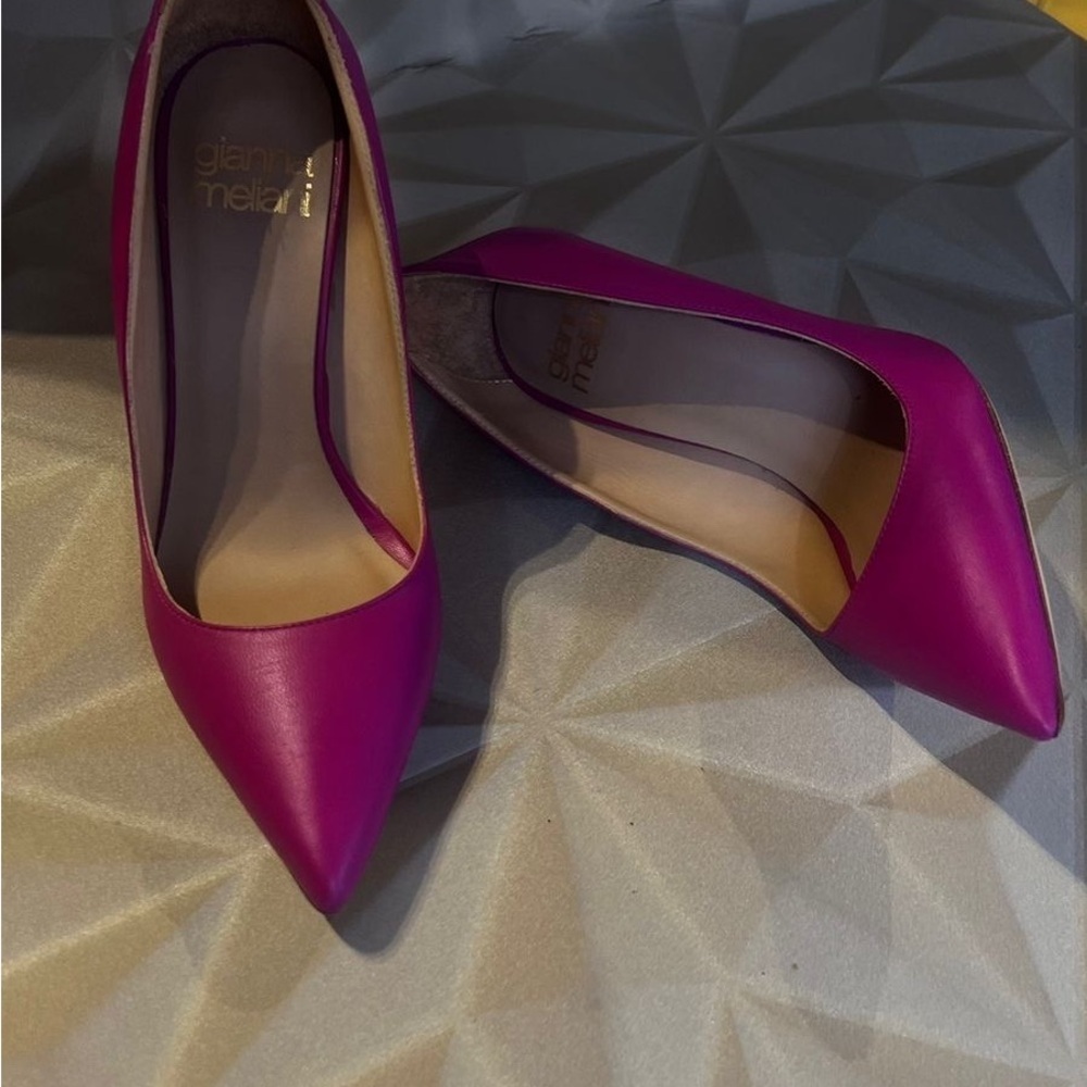 Gianna MELANI made in Italy Pink Women's Heels size EU 36 leather